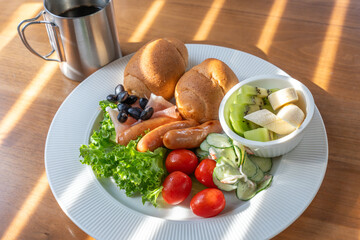 ヘルシーな朝食