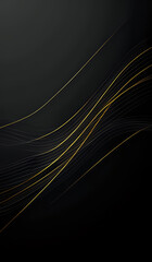 Dark grey background with yellow glowing lines for social media post, business, advertising events