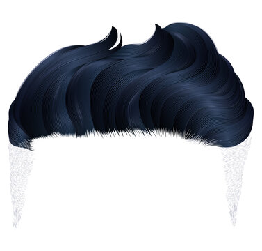trendy stylish black man hairs. beauty style . high hair styling . 