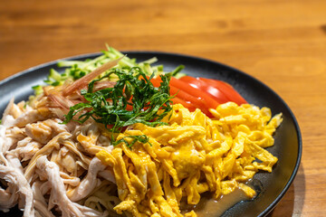 冷やし中華とスープ