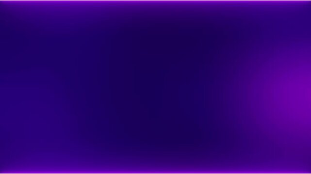 Futuristic light blurred curve gradient video neon frame. Abstract motion loop decorative simple light effect background.