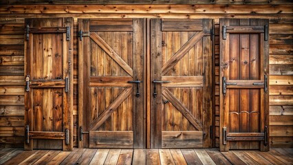 Vintage wooden saloon doors with rustic charm perfect for western-themed decor , saloon, doors, vintage, wooden, rustic, western
