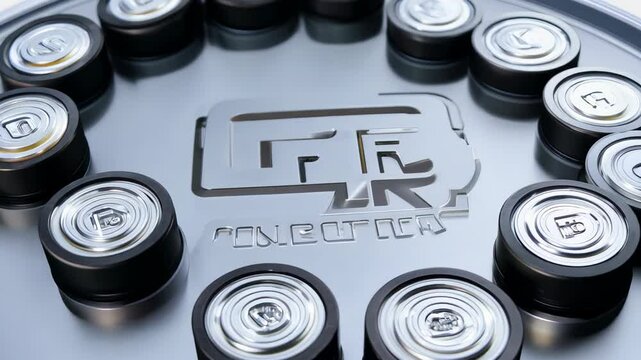 Lithium iron phosphate battery with the abbreviation "LFP" on the case.