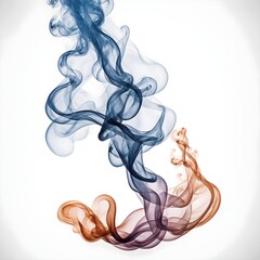abstract smoke background, ethereal drift: abstract smoke on white background