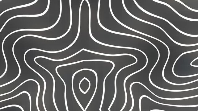 contours Geographic mountain topography vector illustration, Topographic pattern texture, Map on land vector terrain. Elevation graphic contour height lines, Topographic map, 4k animation background