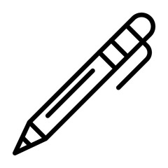 Pen Vector Line Icon Design