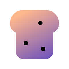 Editable bread, toast vector icon. Part of a big icon set family. Perfect for web and app interfaces, presentations, infographics, etc