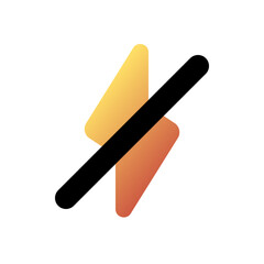 Editable flash off vector icon. Part of a big icon set family. Perfect for web and app interfaces, presentations, infographics, etc