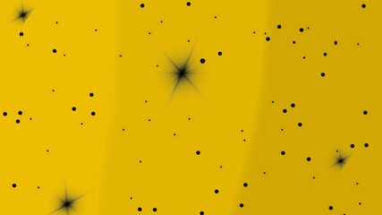 Yellow background with stars