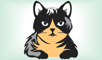 Cat Silhouette International Cat Day.