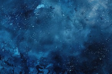 Obraz premium Abstract blue grunge texture background with white paint splatters