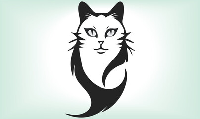 Cat Silhouette International Cat Day.