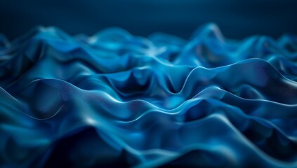 Obraz premium Abstract wallpaper Abstract blue background with smooth waves