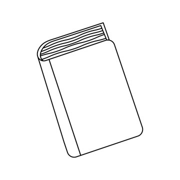 recommend clip art: Book icon. Simple book sign. Close book line icon