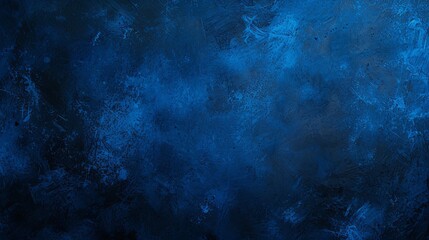 A deep blue background texture transitioning into black  AI generated illustration