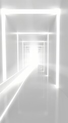 3D white light background