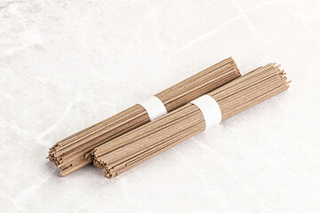Asian aw soba bukwheat noodle