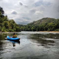 boat on the river