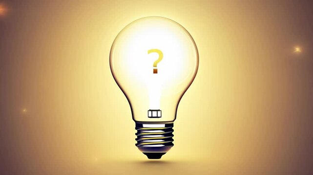 The question mark turns into an electric lamp.
Concept: questions and ideas, innovation and search for solutions, riddles of knowledge and intelligence.