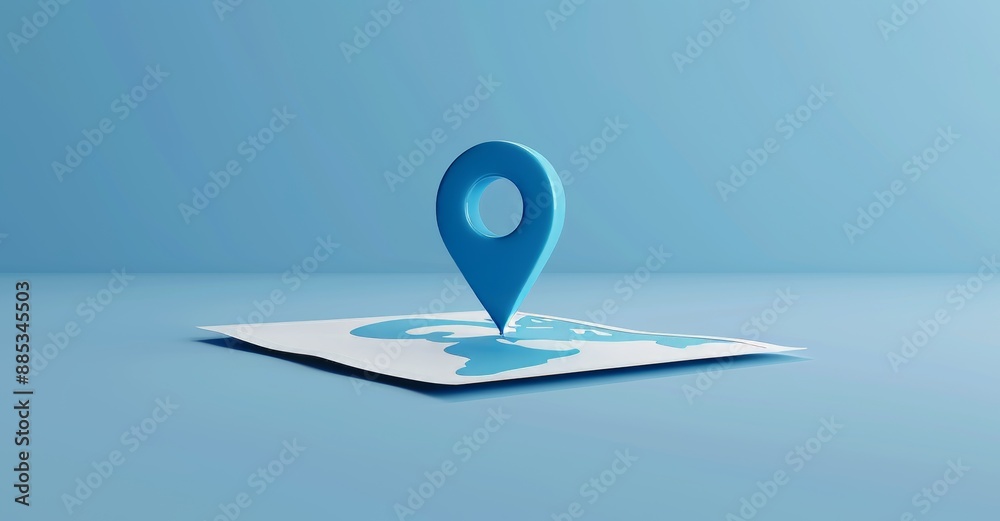 Poster location symbol and pin icon on navigation locator map travel gps direction pointer and marker on ro