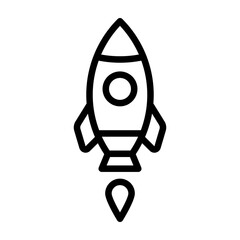 Startup Vector Line Icon Design