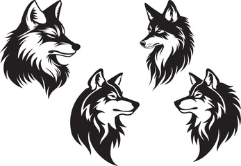 Animal head vector image