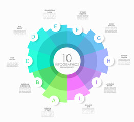 Infographic design template with place for your data. Vector illustration.
