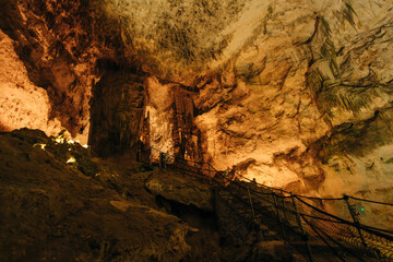  grotto Grotta di Nettuno, Capo Caccia, Alghero, Sardinia, Italy.