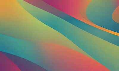 Obraz premium A colorful, abstract background with a green line