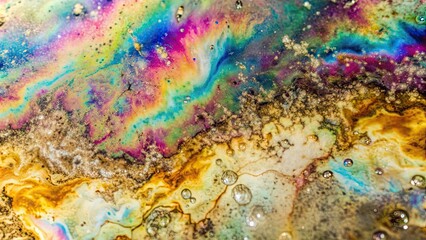 Fototapeta premium Colorful soap film micrography abstract texture, soap, film, micrography, abstract, texture, colorful, vibrant, iridescent