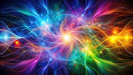 Vibrant abstract energy forms suggesting vitality and momentum , dynamic, movement, motion, abstract, energy, vibrant