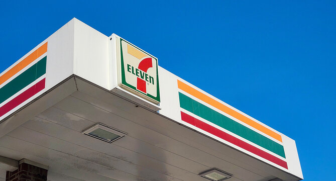 7-Eleven Gas Station Sign
