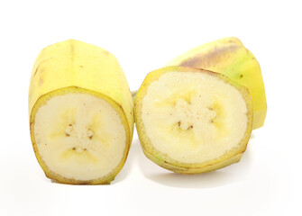 Banana,Fruit,Green, Color,Sweet Food,Ripe - stock photo