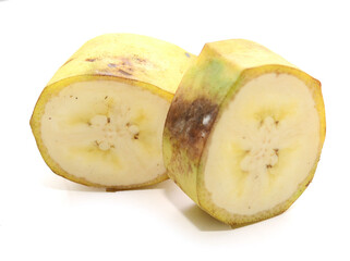 Banana,Fruit,Green, Color,Sweet Food,Ripe - stock photo