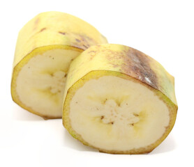 Banana,Fruit,Green, Color,Sweet Food,Ripe - stock photo