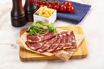 Italian pork sausage - prosciutto crudo