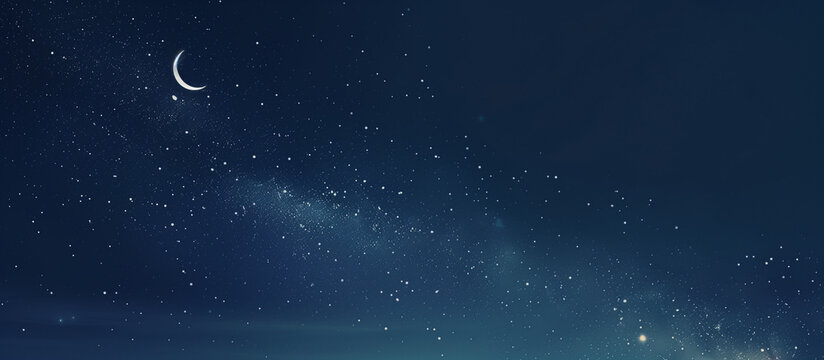 night sky with a multitude of stars