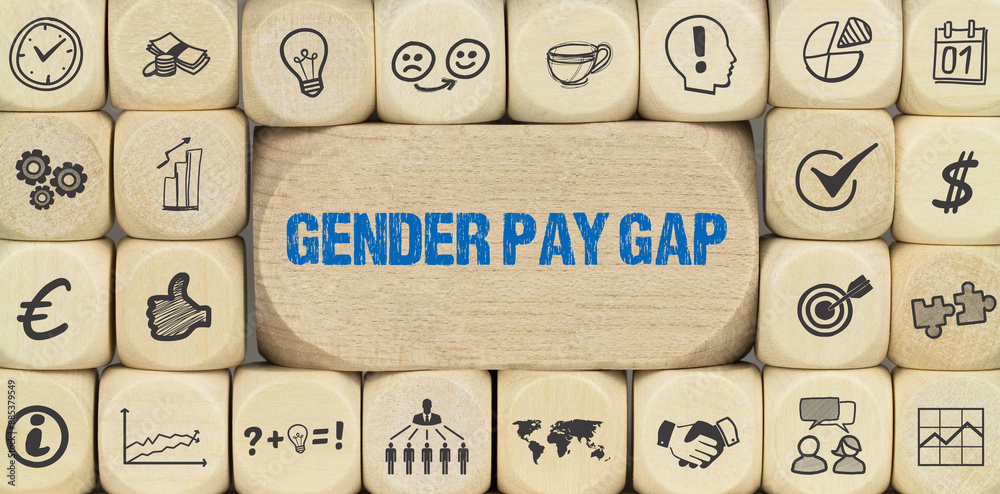 Wall mural gender pay gap