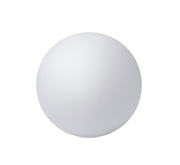 Single white ping pong ball