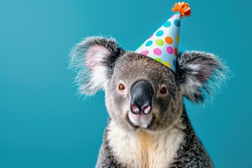Koala in Party Hat