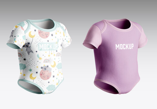 Baby Bodysuit Mockup