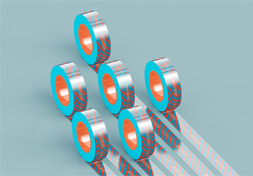 Paper Duct Tape Mockup