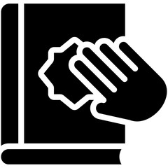 Oath vector icon illustration of Law & Legislation iconset.