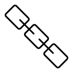 Chain Vector Line Icon
