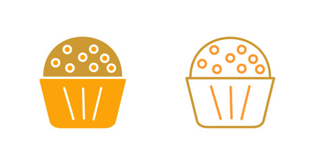 Chocolate Muffin Vector Icon