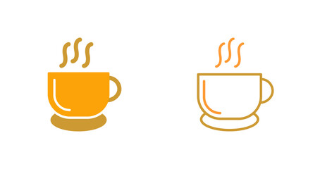 Hot Coffee Vector Icon