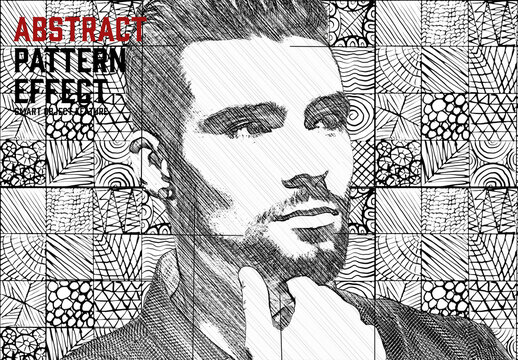 Abstract Pattern Effect with Generative AI