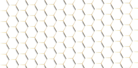 Abstract rhombus geometric seamless pattern vector background golden abstract graphic background with thin wavy lines, delicate seamless hexagon tile background, vector illustration.