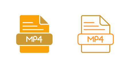 MP4 Vector Icon