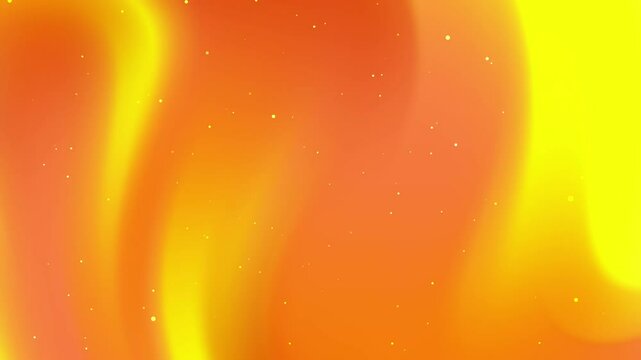 Orange and yellow gradient background with light yellow dots